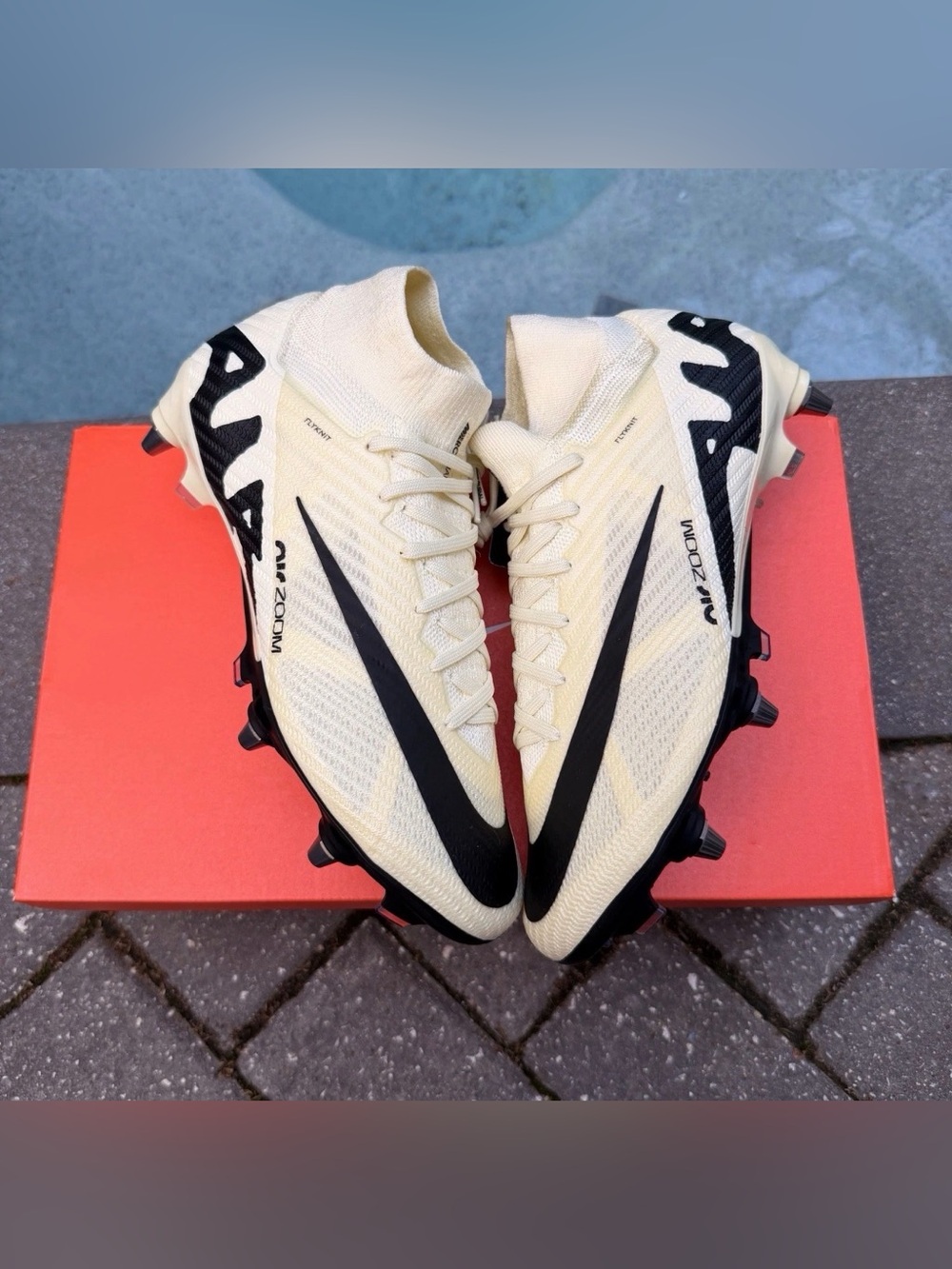 NIKE ZOOM MERCURIAL SUPERFLY 9 ELITE SG-PRO MENS US 7 FOOTBALL BOOTS RARE NEWS